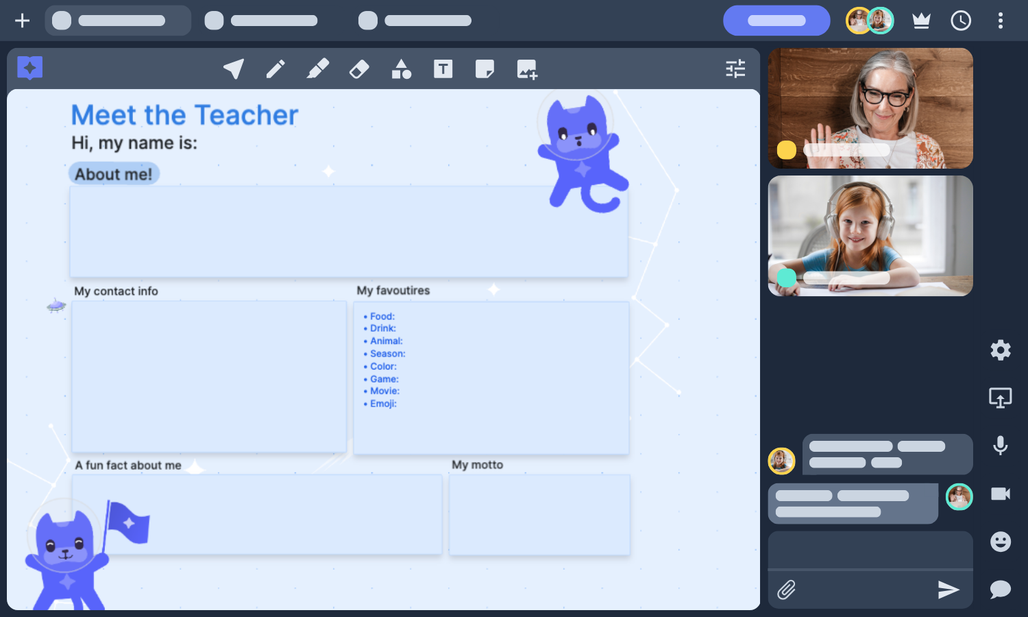 Meet the Teacher Template